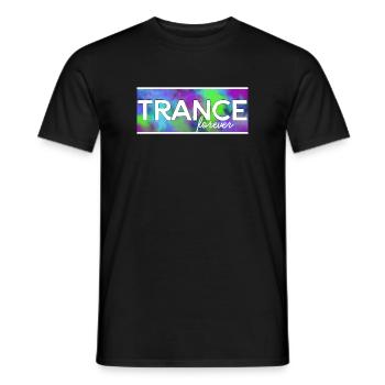 La transe pour toujours - T-shirt homme - noir - Devant - AI Model Male 178 light (178cm)