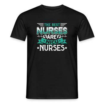 Nicu Nurse The Best Nurses Are Nicu Nurses - Men's T-Shirt - black - Front - AI Model Male 178 light (178cm)