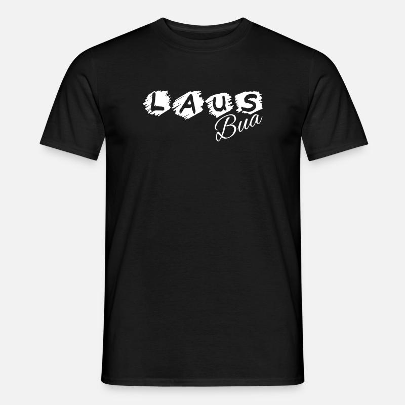 Lausbua - Lausbub - vilain garçon, dialecte - T-shirt homme - noir