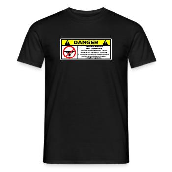 Turbolader - Männer T-Shirt - Schwarz - Vorne - AI Model Male 178 light (178cm)