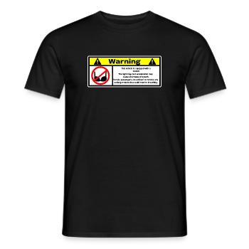 Turbo  - T-shirt homme - noir - Devant - AI Model Male 178 light (178cm)