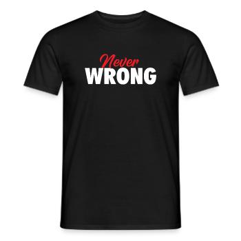 Jamais se tromper Faire des couples en couple drôle pour la Saint-Valentin - T-shirt homme - noir - Devant - AI Model Male 178 light (178cm)