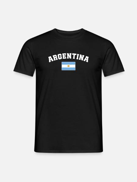 Flag of Argentina Argentina - Men's T-Shirt - black