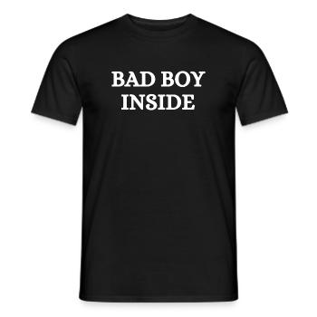 Stilvolles Statement mit rebellischem Flair - Männer T-Shirt - Schwarz - Vorne - AI Model Male 178 light (178cm)