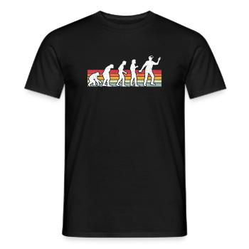 Gamer Game Video Game Blueberry Vintage Gaming - Men's T-Shirt - black - Front - AI Model Male 178 light (178cm)