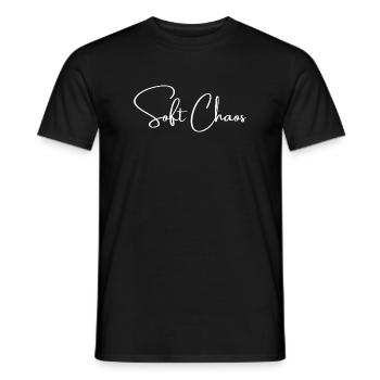 Soft Chaos | Greysoul Thoughts - Männer T-Shirt - Schwarz - Vorne - AI Model Male 178 light (178cm)