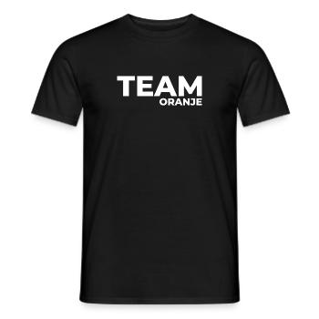 Team Oranje - Nederland - Netherlands Niederlande - Männer T-Shirt - Schwarz - Vorne - AI Model Male 178 light (178cm)