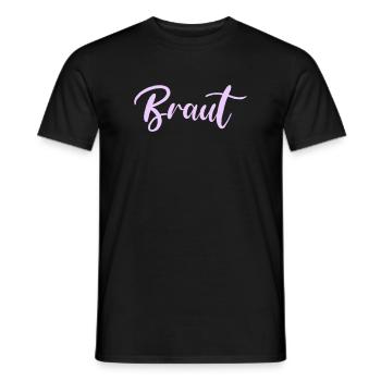 braut - Männer T-Shirt - Schwarz - Vorne - AI Model Male 178 light (178cm)
