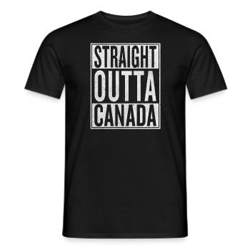 L’offre De La Terre Canada - T-shirt homme - noir - Devant - AI Model Male 178 light (178cm)