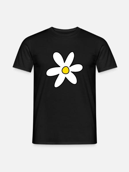Flower power - Men's T-Shirt - black