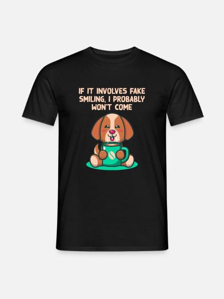 Ich werde wahrscheinlich keine introvertierten Spr - Männer T-Shirt - Schwarz