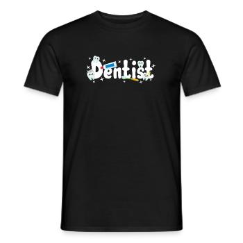 Dentiste Dentiste - T-shirt homme - noir - Devant - AI Model Male 178 light (178cm)