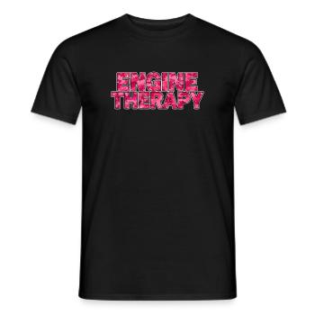 Engine Therapy Car Scene Style - Men's T-Shirt - black - Front - AI Model Male 178 light (178cm)