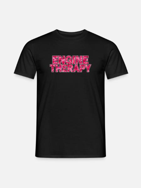 Engine Therapy Car Scene Style - Men's T-Shirt - black