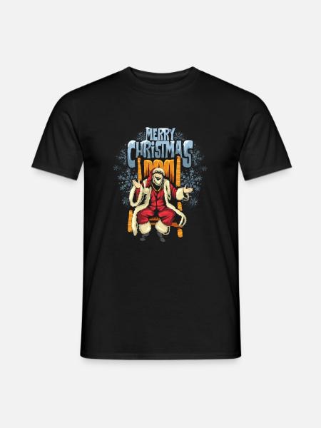 Weihnachten Weihnachtsmann Geschenke - Männer T-Shirt - Schwarz