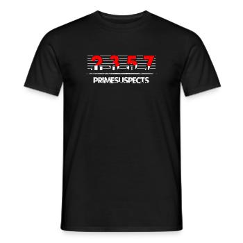 Math Nerd Students University Professor Mathematics - Men's T-Shirt - black - Front - AI Model Male 178 light (178cm)