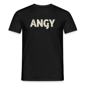 Angy Dotday name - Männer T-Shirt - Schwarz - Vorne - AI Model Male 178 light (178cm)