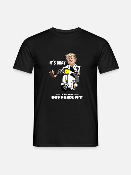 Donald  sarjakuva - Miesten T-paita - musta