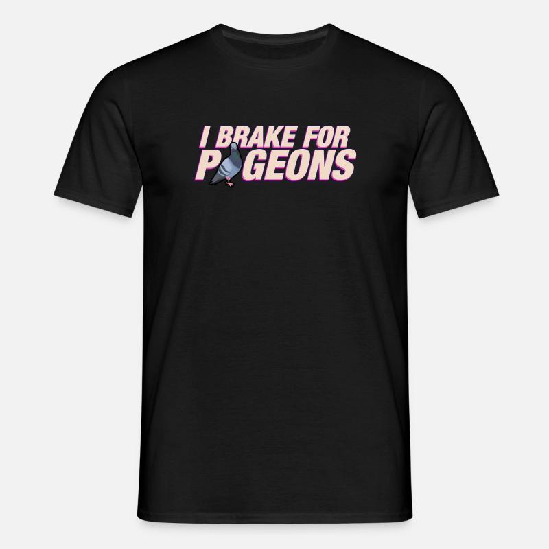 Jeg bremser for duer - T-shirt til herrer - sort