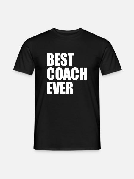 Best coach ever - Men's T-Shirt - black