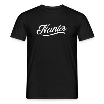 Nantes - T-shirt homme - noir - Devant - AI Model Male 178 light (178cm)