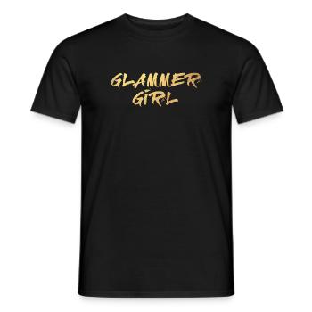Glammer Girl Or Luxe Exclusif Fille - T-shirt homme - noir - Devant - AI Model Male 178 light (178cm)