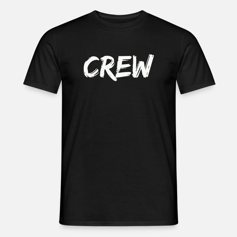 crew - Männer T-Shirt - Schwarz