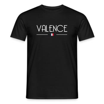 Valenz - Männer T-Shirt - Schwarz - Vorne - AI Model Male 178 light (178cm)