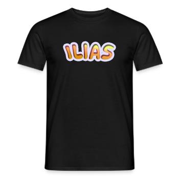 Iliad as a job - Men's T-Shirt - black - Front - AI Model Male 178 light (178cm)