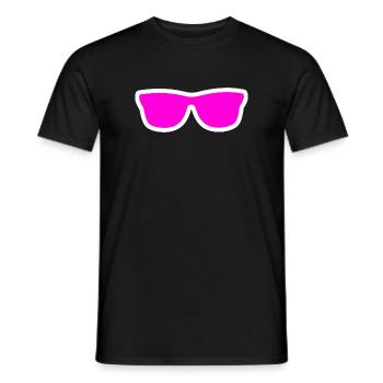 Lunettes de soleil - T-shirt homme - noir - Devant - AI Model Male 178 light (178cm)