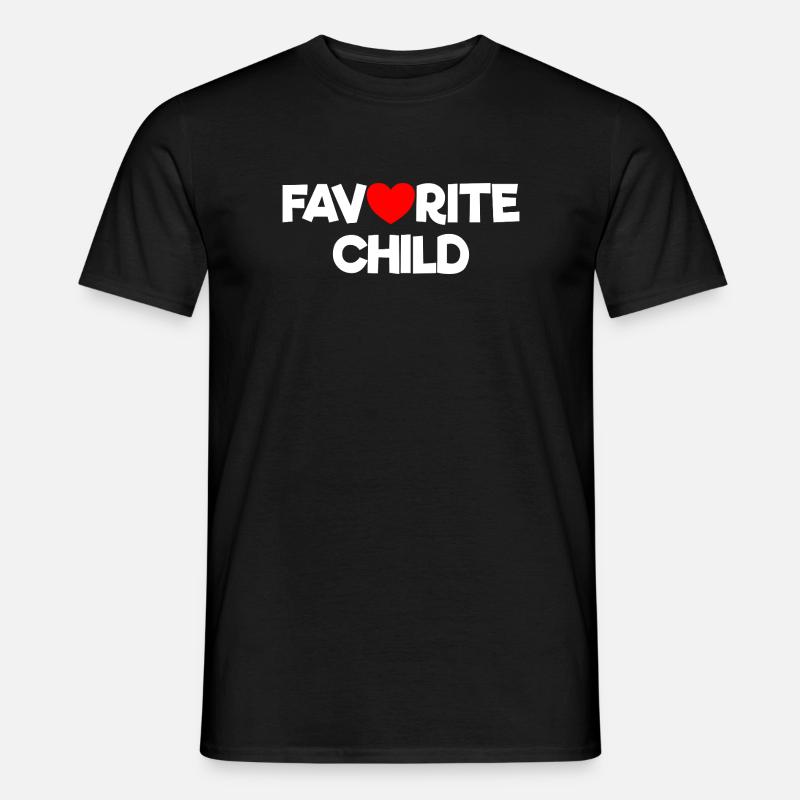 Lieblingskind - Männer T-Shirt - Schwarz