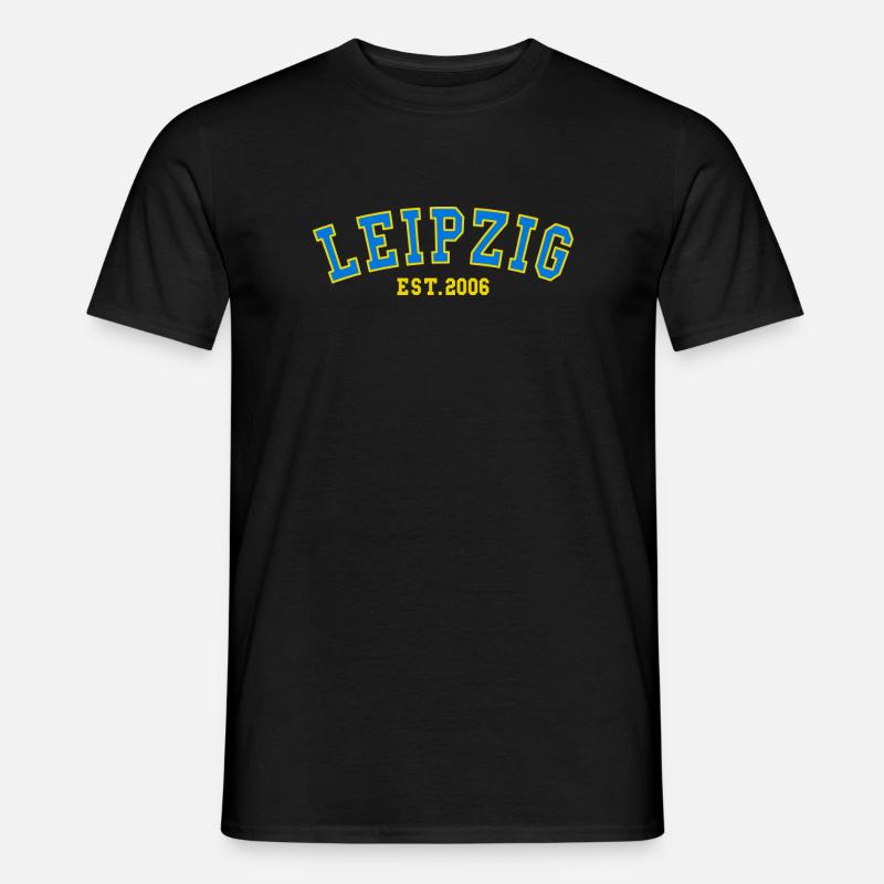Leipzig Est. 2006 - Männer T-Shirt - Schwarz