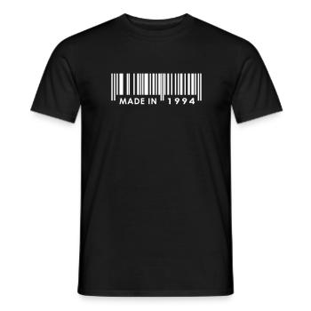 Anniversaire 1994 - T-shirt homme - noir - Devant - AI Model Male 178 light (178cm)