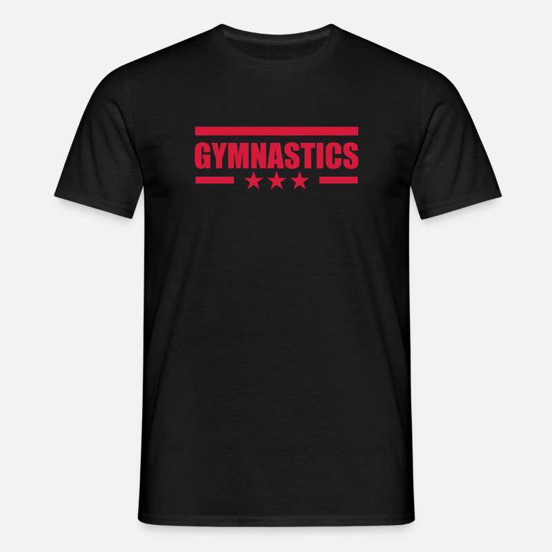 Gymnastics - Männer T-Shirt - Schwarz