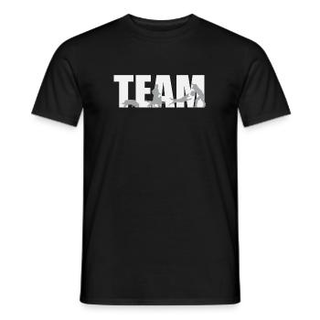 TEAM IGP Dog Sports - Men's T-Shirt - black - Front - AI Model Male 178 light (178cm)