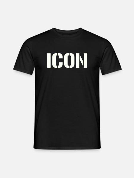 Icône - T-shirt homme - noir