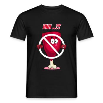 Lustiger Vegan Schinken - Männer T-Shirt - Schwarz - Vorne - AI Model Male 178 light (178cm)