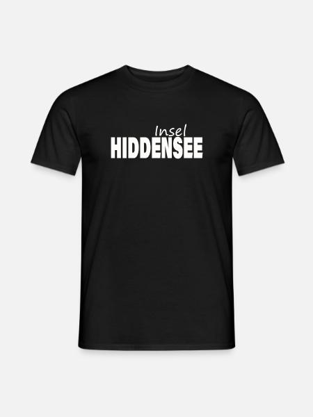 Insel HIDDENSEE - Männer T-Shirt - Schwarz