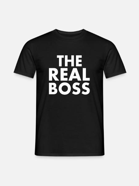 The real boss - Men's T-Shirt - black