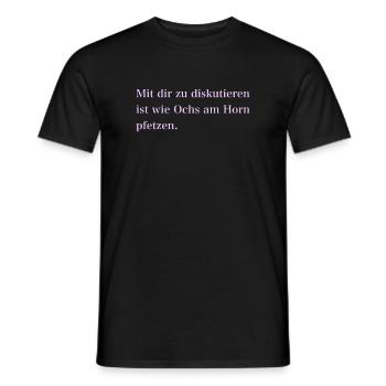 IMG 7294 - Männer T-Shirt - Schwarz - Vorne - AI Model Male 178 light (178cm)