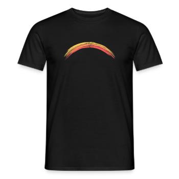 Bow Art Colored - Men's T-Shirt - black - Front - AI Model Male 178 light (178cm)
