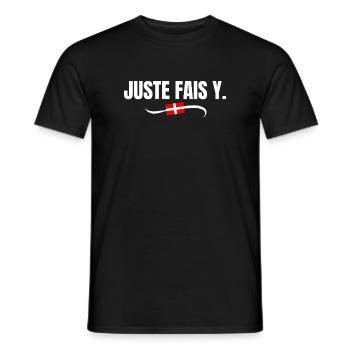 Savoie, Savoie humour, savoyard - T-shirt homme - noir - Devant - AI Model Male 178 light (178cm)
