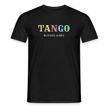 Tango Buenos Aires - Men's T-Shirt - black - Front - AI Model Male 178 light (178cm)