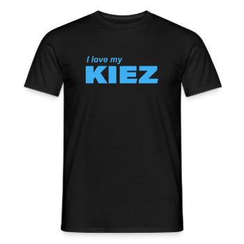 J’ADORE MON KIEZ - T-shirt homme - noir - Devant - AI Model Male 178 light (178cm)