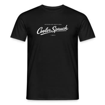 Official Today No Cool Saying T-Shirt - Men's T-Shirt - black - Front - AI Model Male 178 light (178cm)
