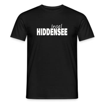 Hiddensee - Men's T-Shirt - black - Front - AI Model Male 178 light (178cm)