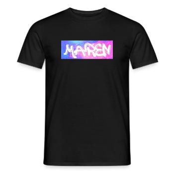 Maren Name Geschenk Geschenkidee Galaxie - Männer T-Shirt - Schwarz - Vorne - AI Model Male 178 light (178cm)