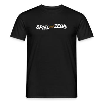 Spiel und Zeug - Männer T-Shirt - Schwarz - Vorne - AI Model Male 178 light (178cm)
