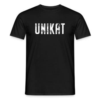 Unique Unique Individuel Valeur de soi unique - T-shirt homme - noir - Devant - AI Model Male 178 light (178cm)