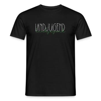 Landjugend Österreich Schweiz Geschenk Land Jugend - Männer T-Shirt - Schwarz - Vorne - AI Model Male 178 light (178cm)